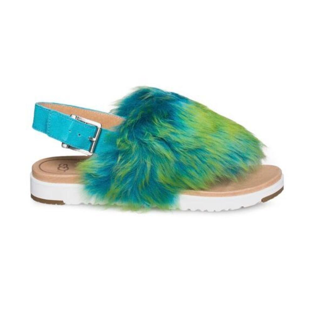 UGG Holly Blue Multi Sandal size 9
